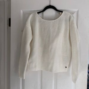 Knot back roxy sweater